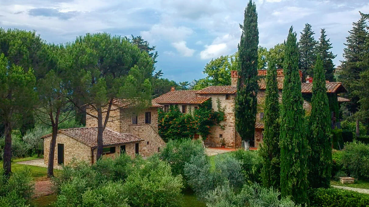 Dinner in a Tuscan Villa